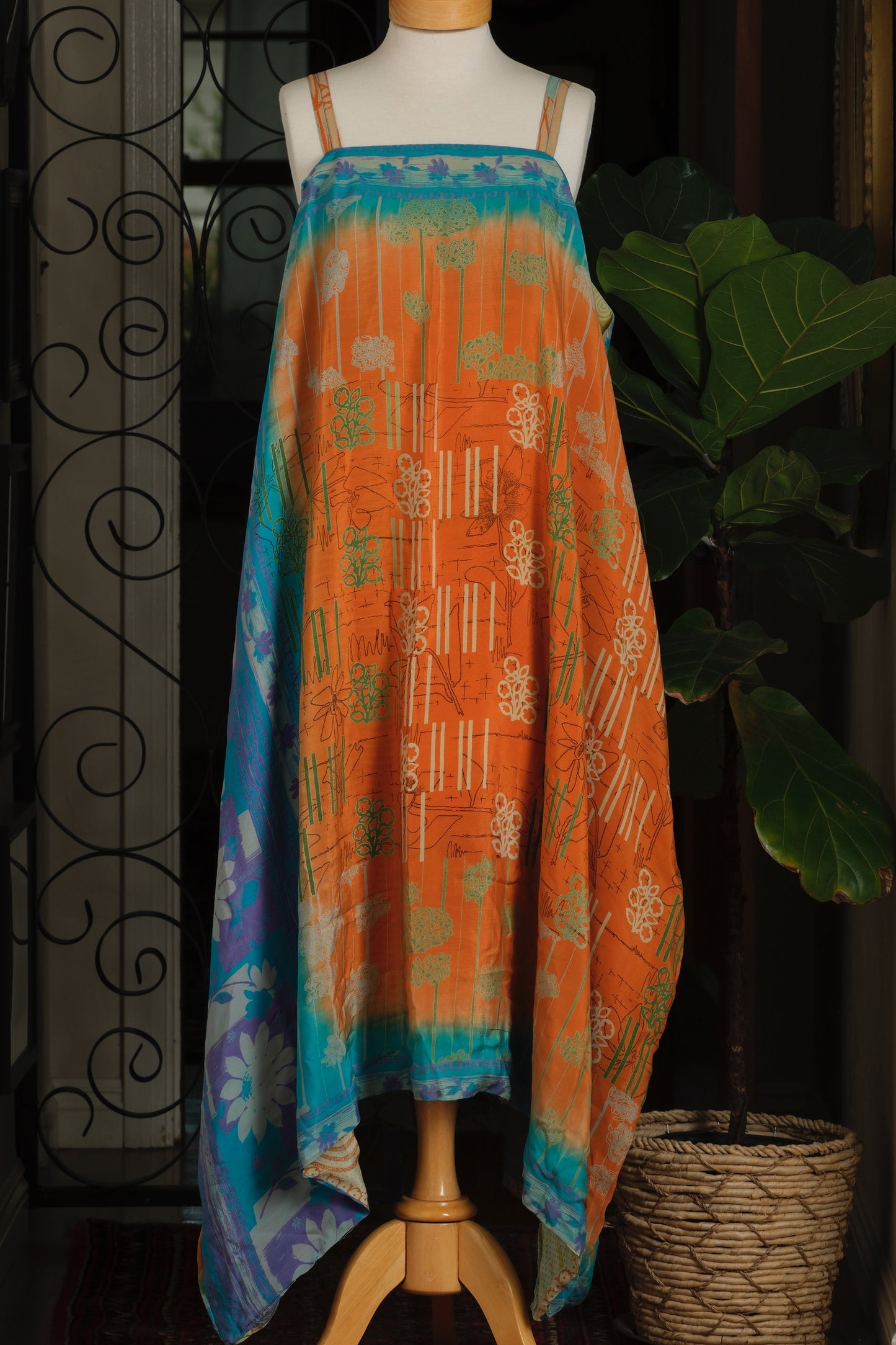 Shine Maxi Dress in Tangerine Summer – Chateau Bel Age Boutique