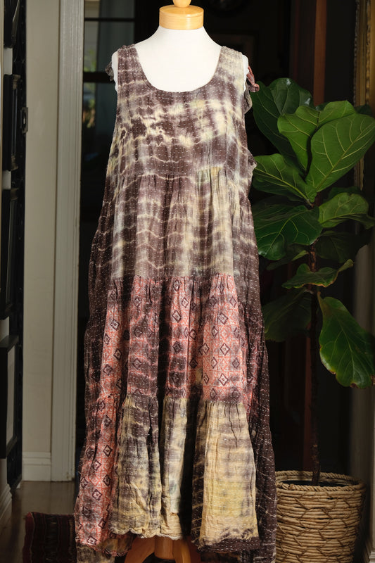 Kantha Celestial Maxi in Rose Wood