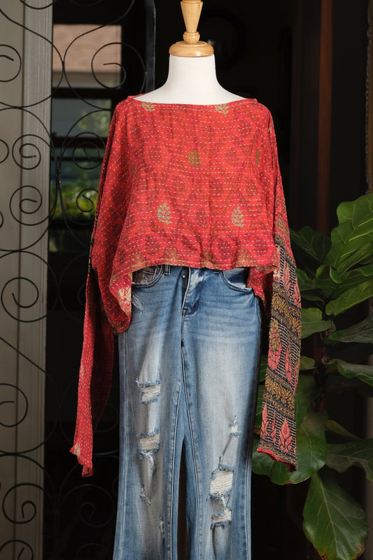 Crop Top in Give a Little Bit