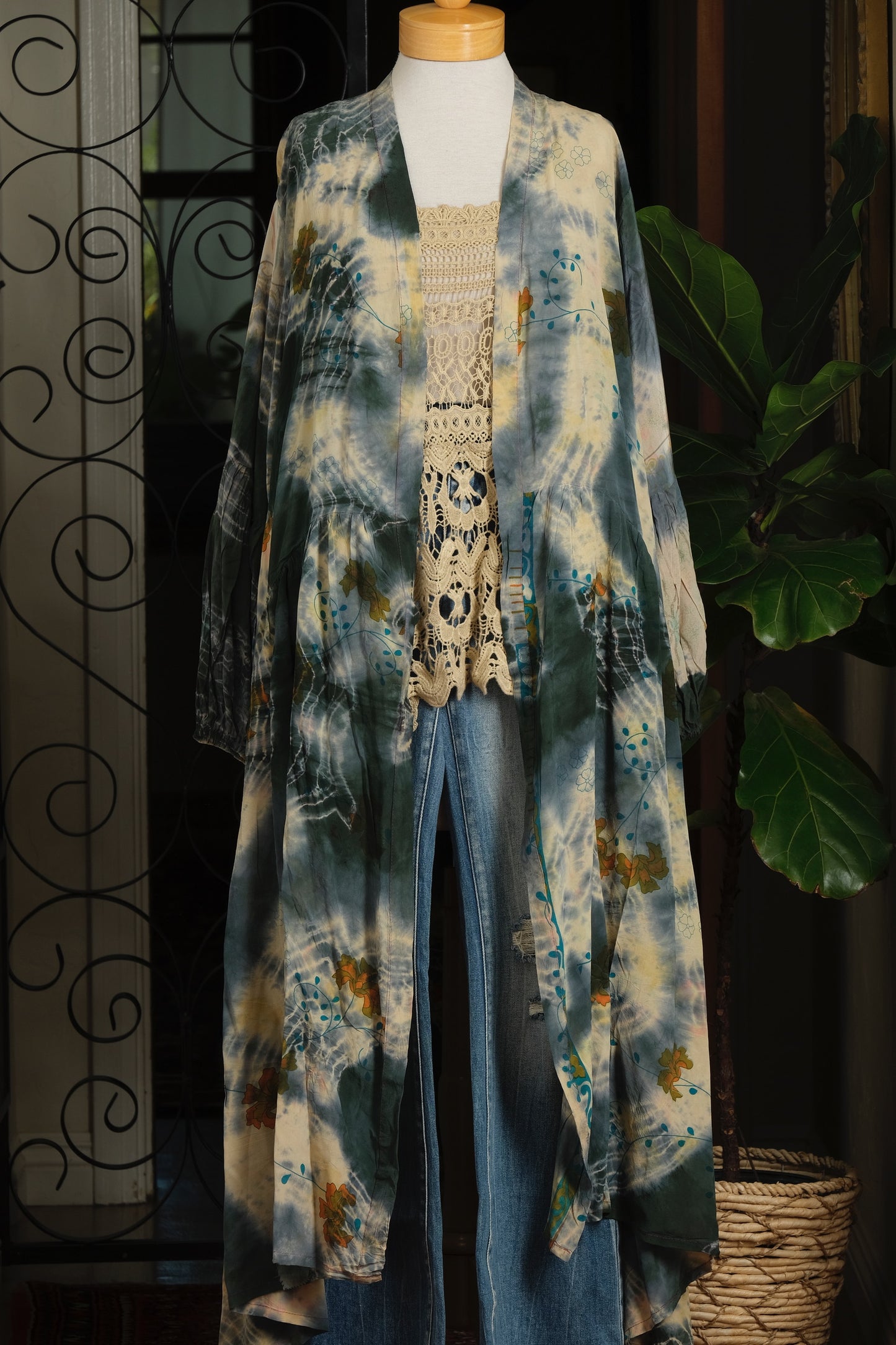 Evermore Duster in Tie Dye Marigold