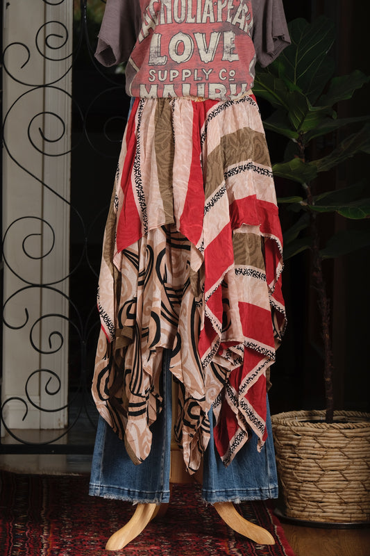 Pixie Skirt in Pirate Stripe