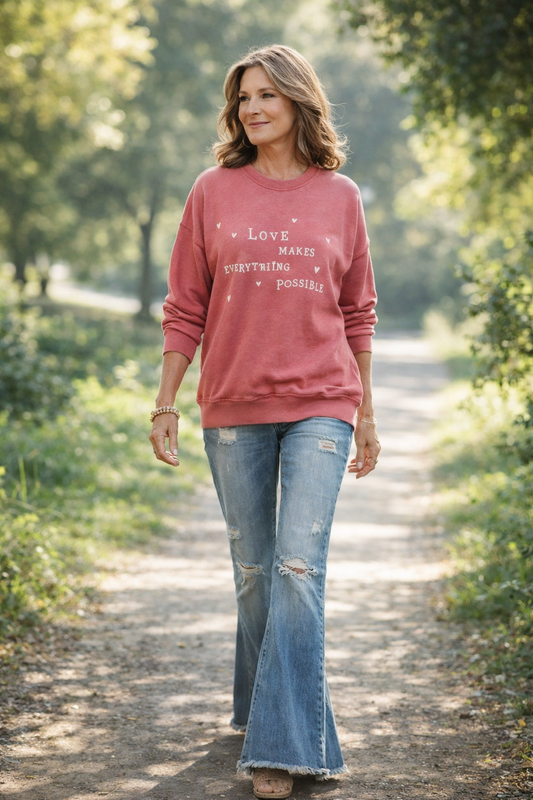 Love Makes Everything Possible Sweatshirt