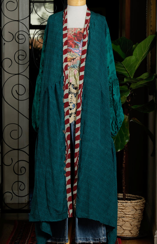 Evermore Duster in Teal Wonder