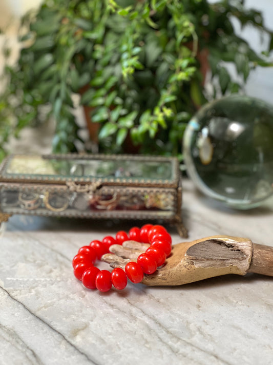 Resin Bracelet in Orange