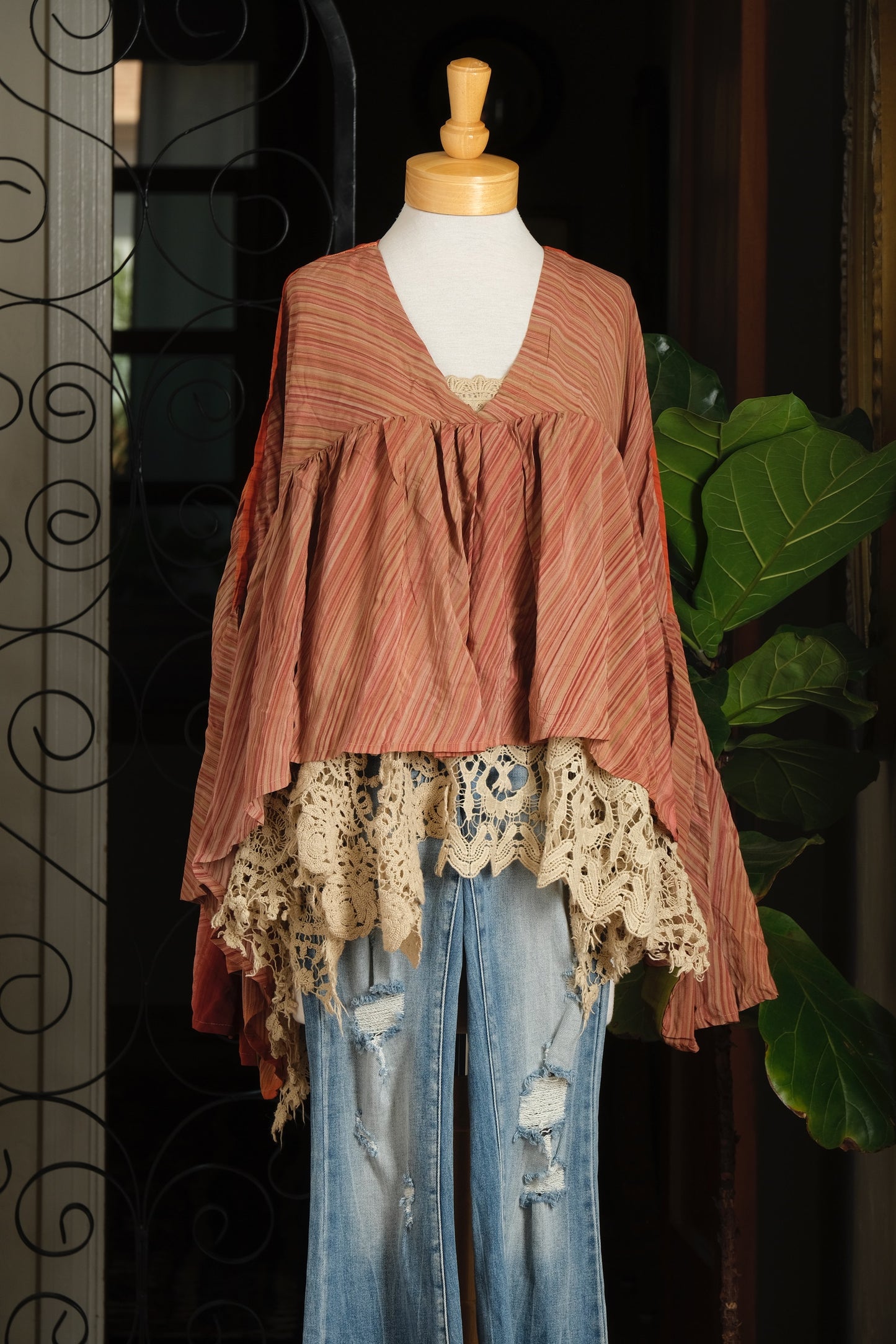 Gold Dust Crop Top in Zion