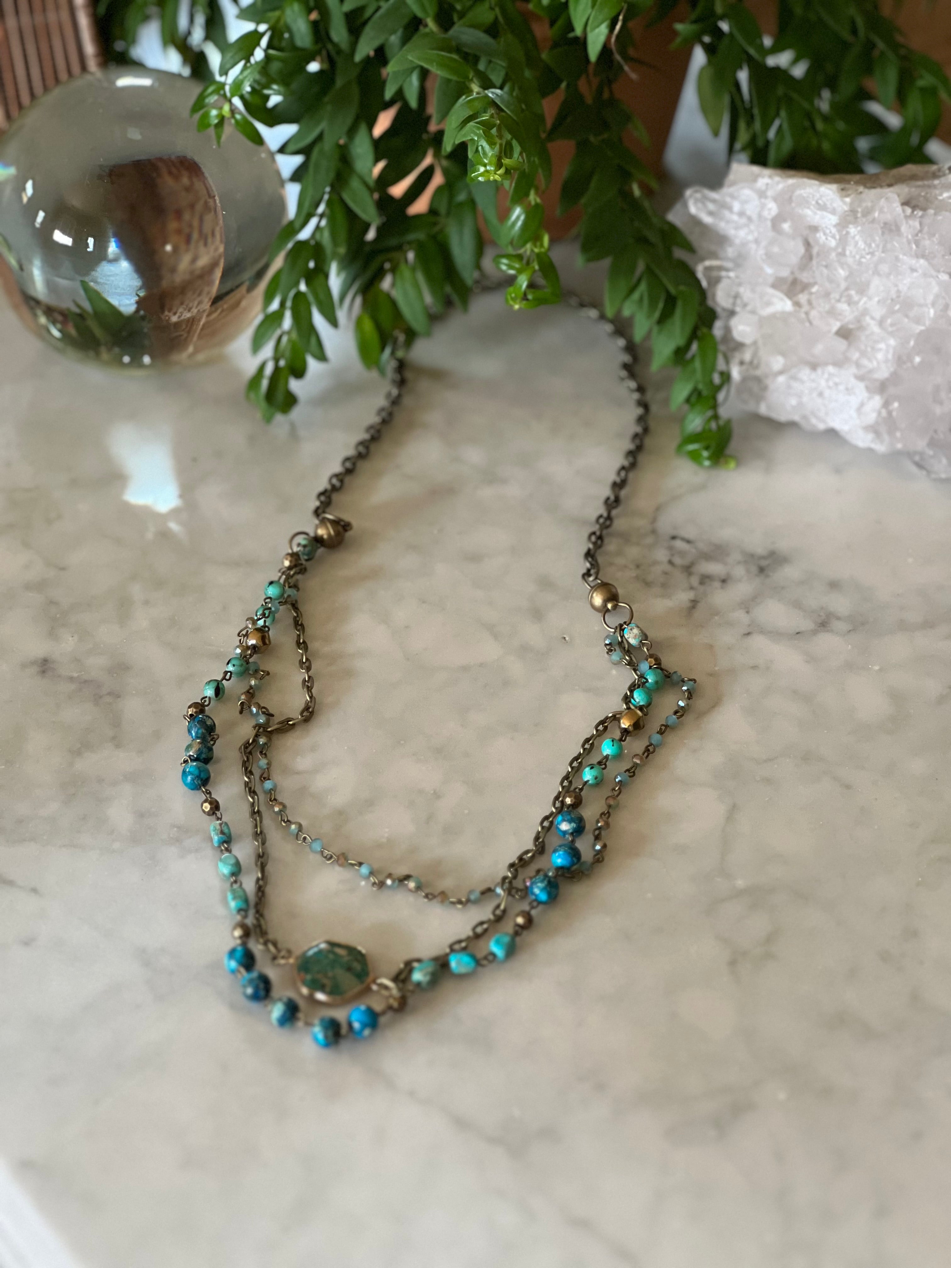 Turquoise Wonder Necklace – Chateau Bel Age Boutique