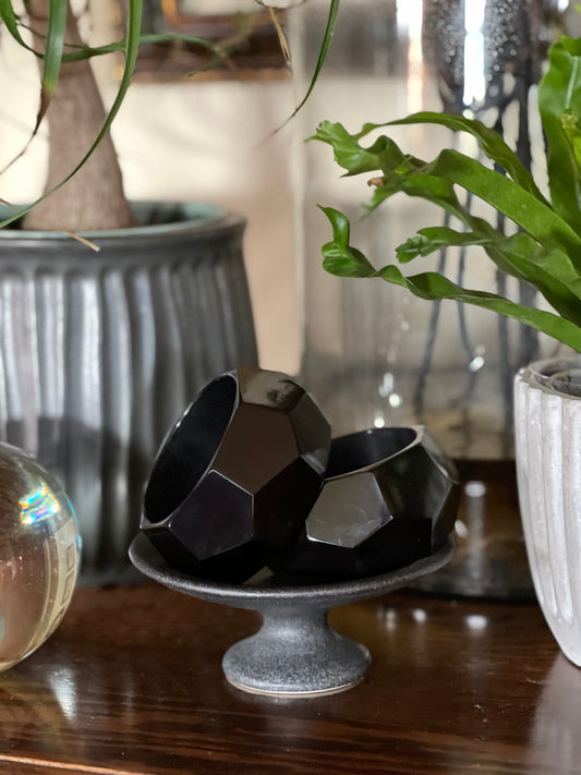 Inky Black Bangle