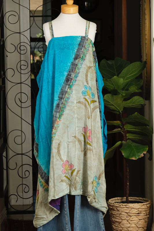 Shine Maxi Dress in Spring Turquoise