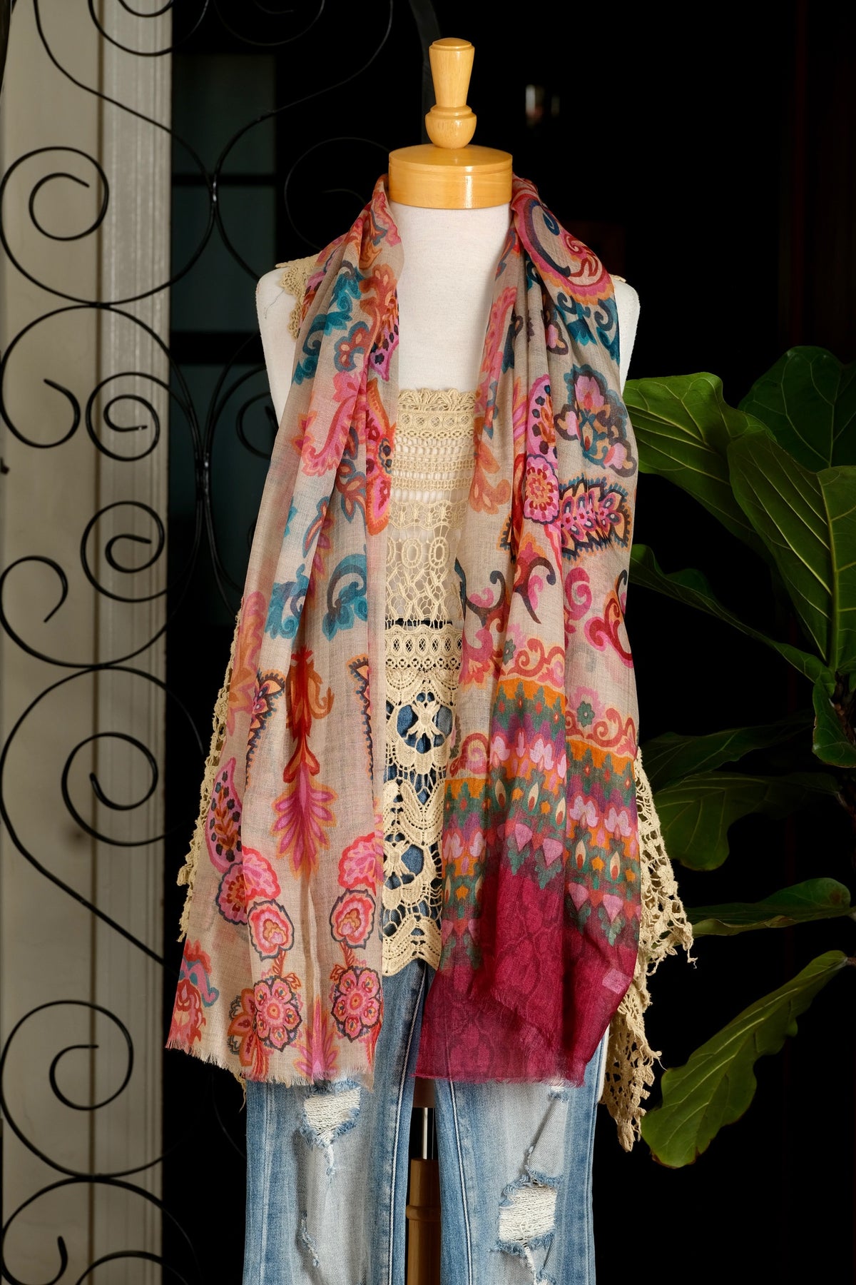 Jaipur Flower Scarf