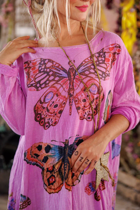 Pasion Du Papillon Viggo T Dress 1391 in Allium by MP