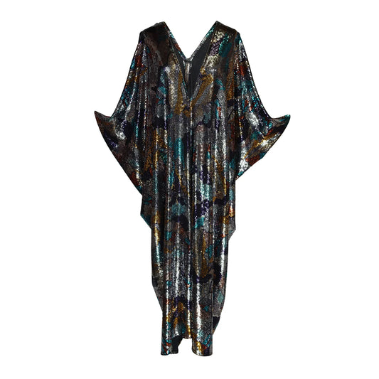 Disco Prism Caftan Sequin Dress