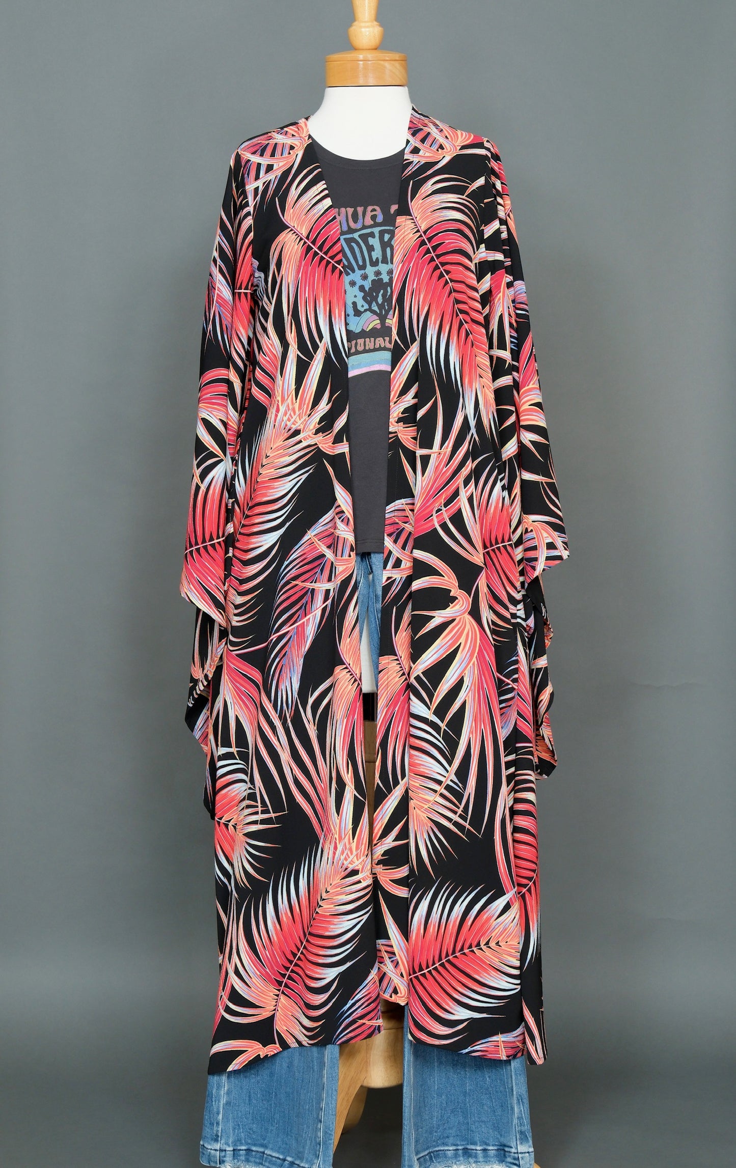 Hydra Palm Kimono by Jennafer Grace