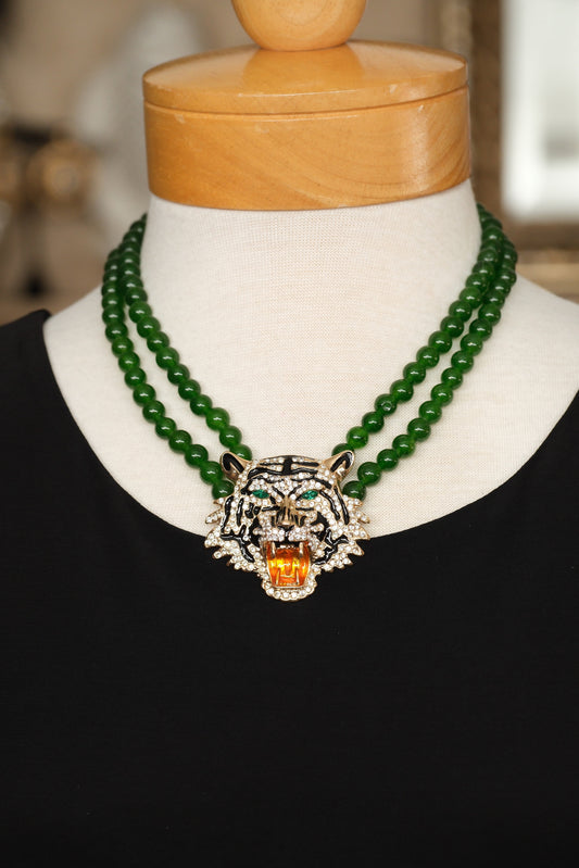 Jade Tiger Necklace