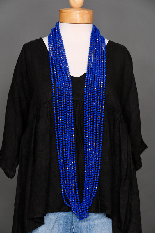 Crystal Strand in Lapis Blue