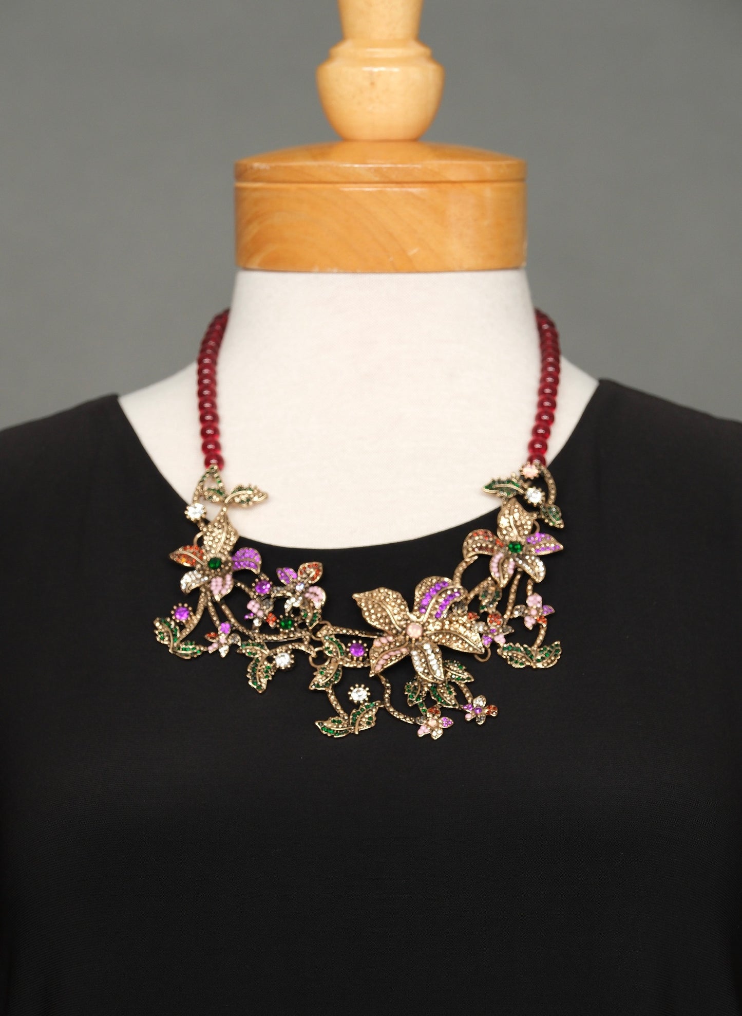 Winter Garden Bejeweled Necklace