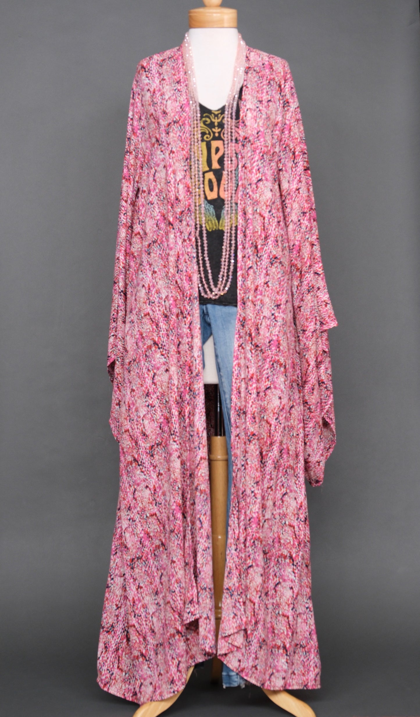 Rosey Snake Kimono by Jennafer Grace
