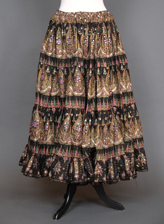 Royal Flame Gypsy Skirt