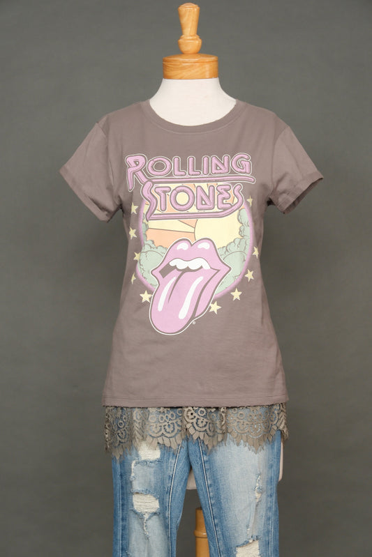 Rolling Stones T Shirt in Pastel