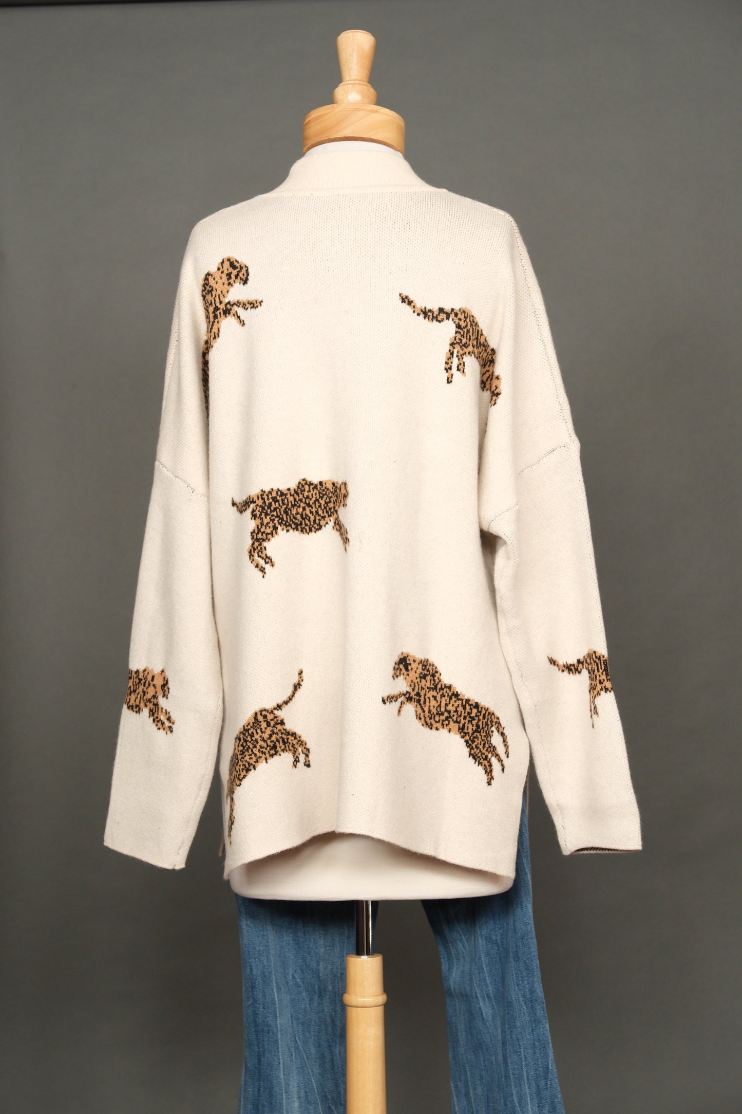 Leaping Leopard Sweater