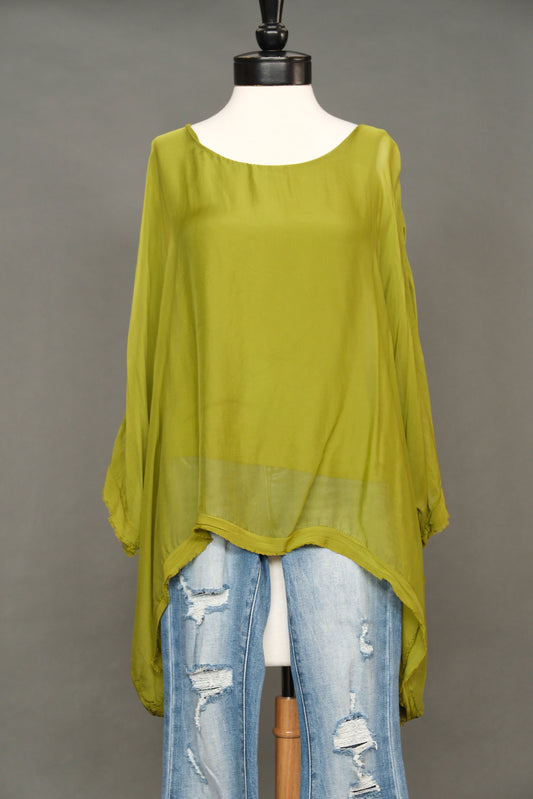 Silky Top in Chartreuse