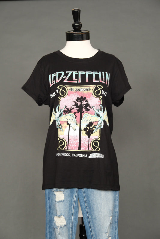 Led Zeppelin 1977 Black Tee