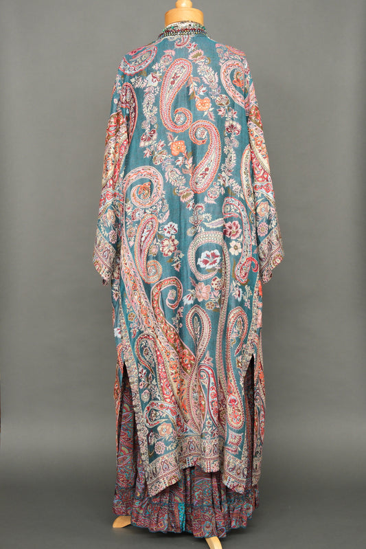 Turquoise Teal Duster