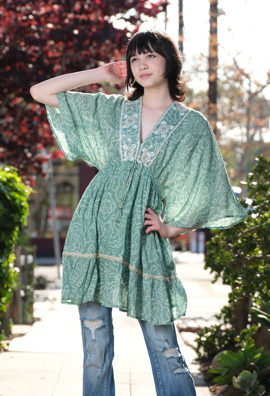 Serenity Dress Short in Summer Jade
