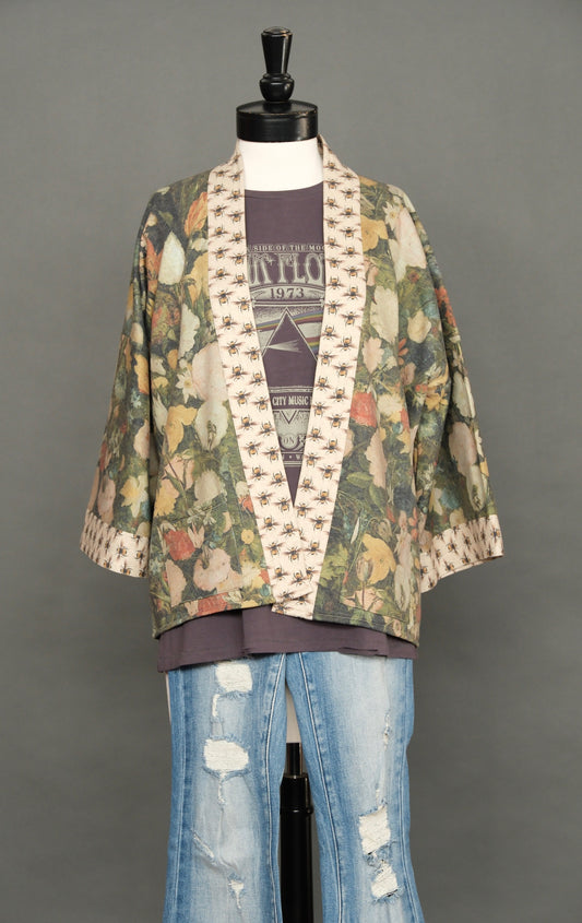 Dream in Flowers Luxe Sweatshirt Jacket