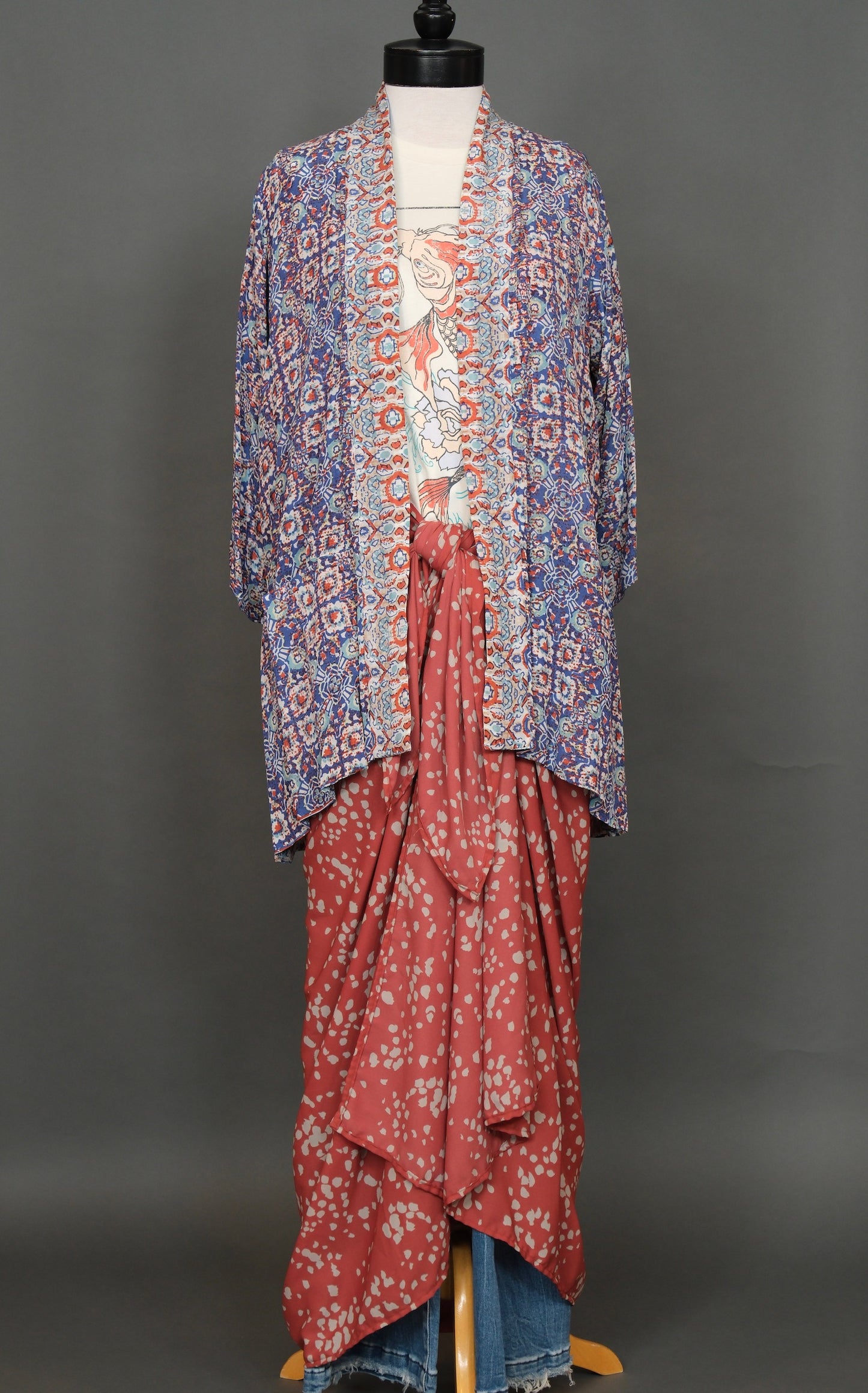 Carmen Reversible Cropped Kimono