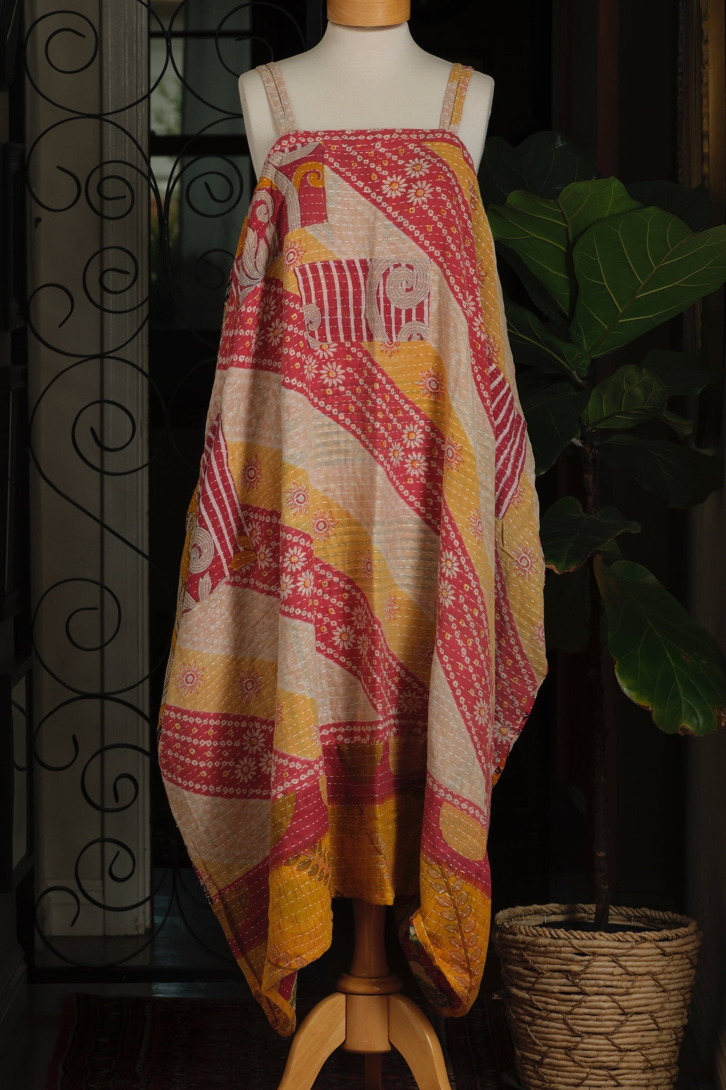 Kantha Maxi Dress in Folklore – Chateau Bel Age Boutique