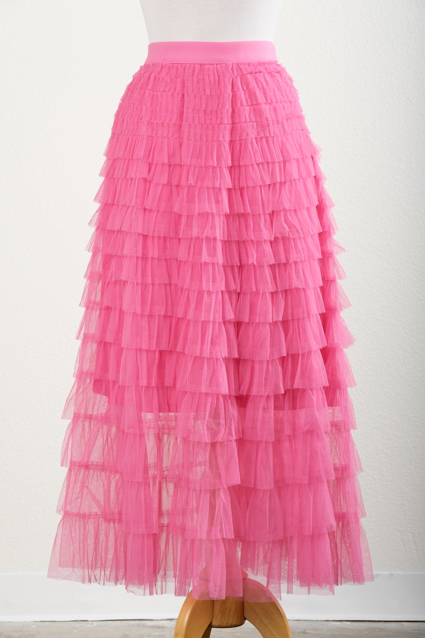 Tulle Skirt in Hot Pink