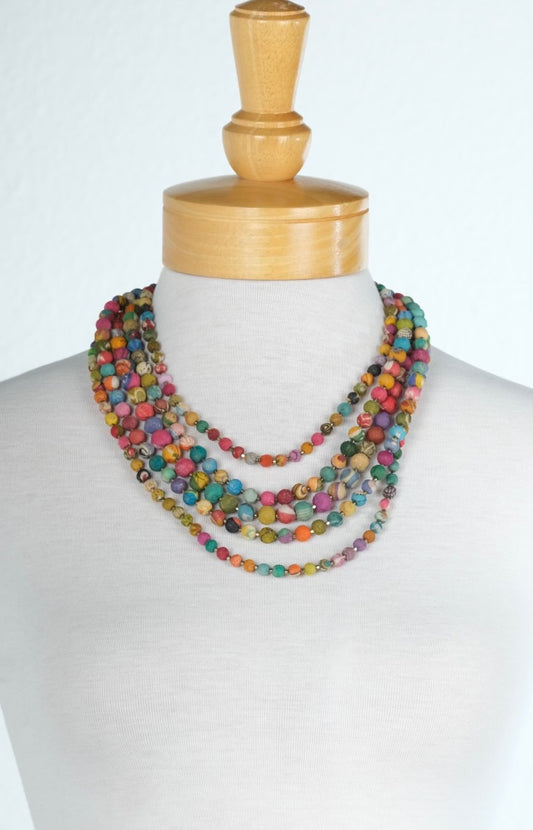 Sari Multi Strand Petite Necklace