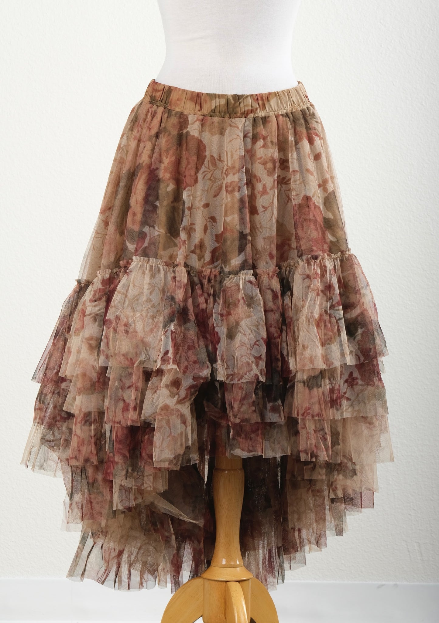 Tulle Skirt in Roses