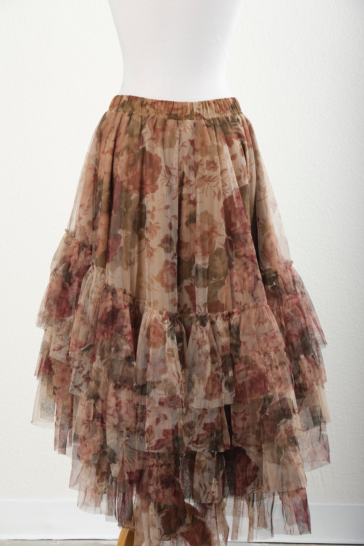 Tulle Skirt in Roses