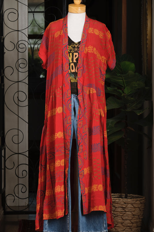 Summer Evermore Duster in Dragon's Blood