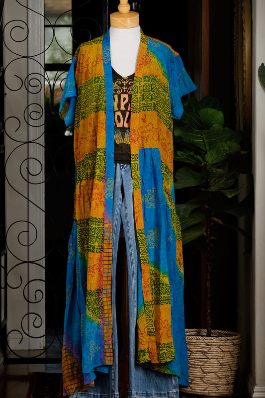 Summer Evermore Duster in Blue Curacao