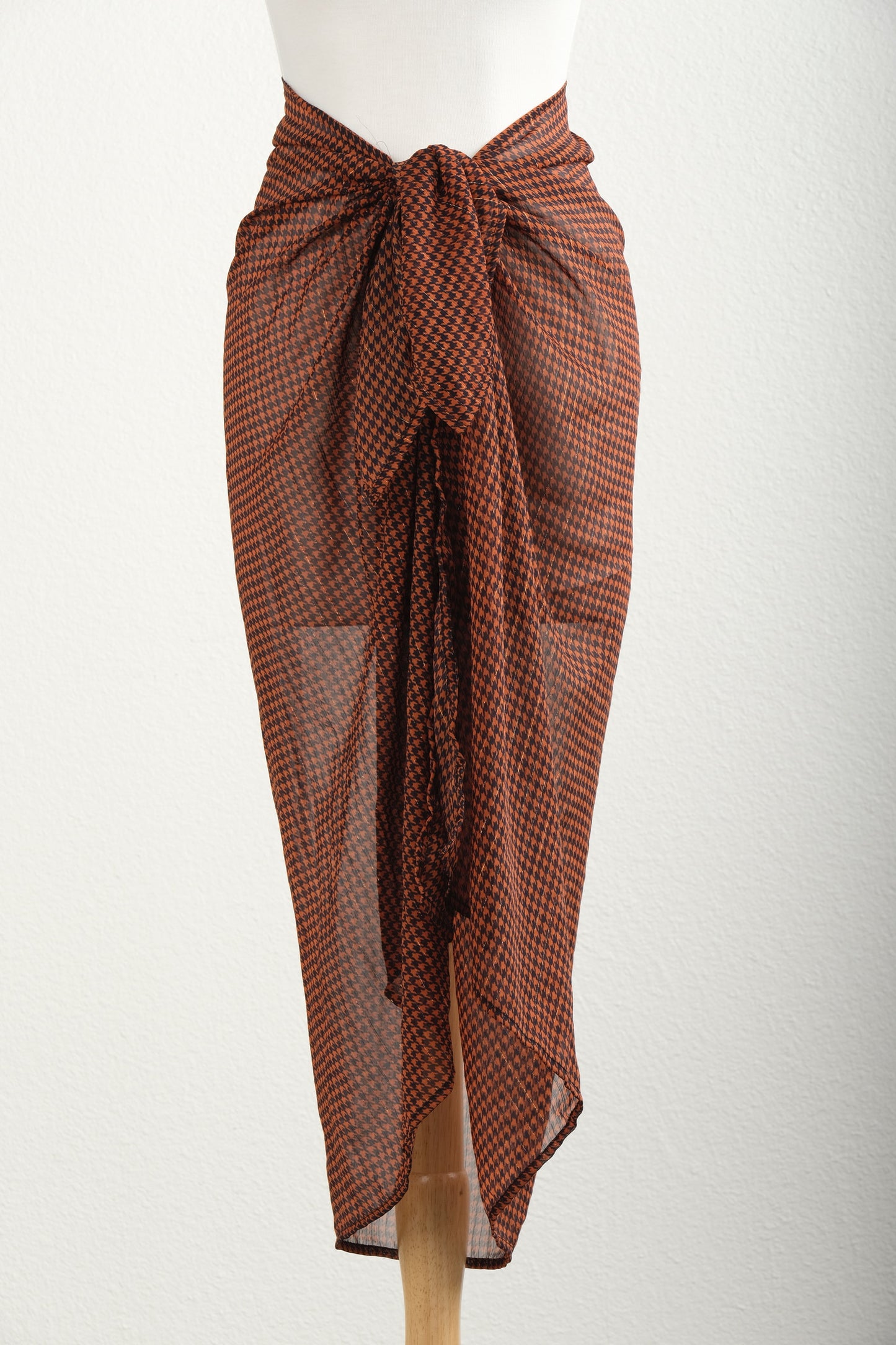 Sherlock Sarong in Rust by Sarong Social Club