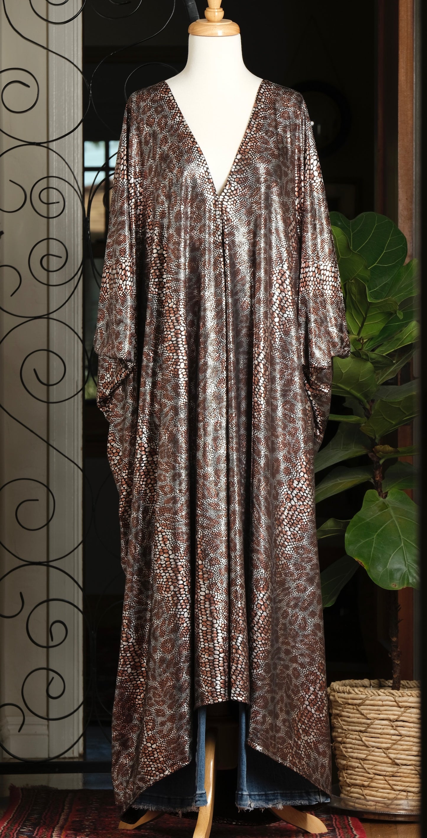 Copper Slyther Caftan by Jennafer Grace