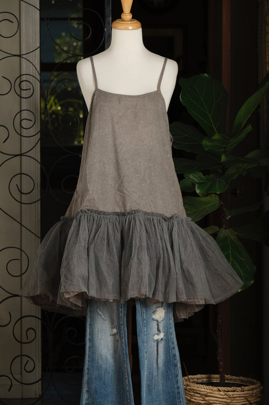 Low Waisted Foundation Cami in Ash