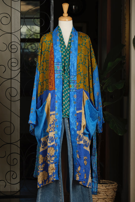 Silky Pocket Duster In Golden Artichoke