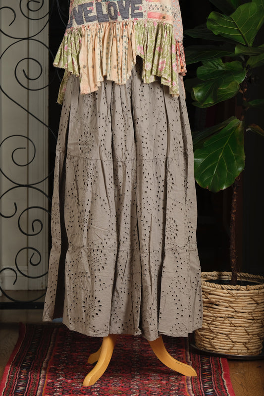Eyelet Skirt in Heirloom