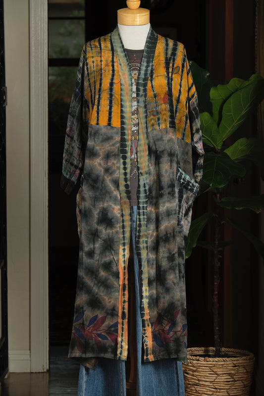 Smoke Duster in Peach Storm