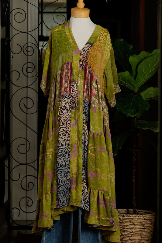 Easy Dress in Green Goddess