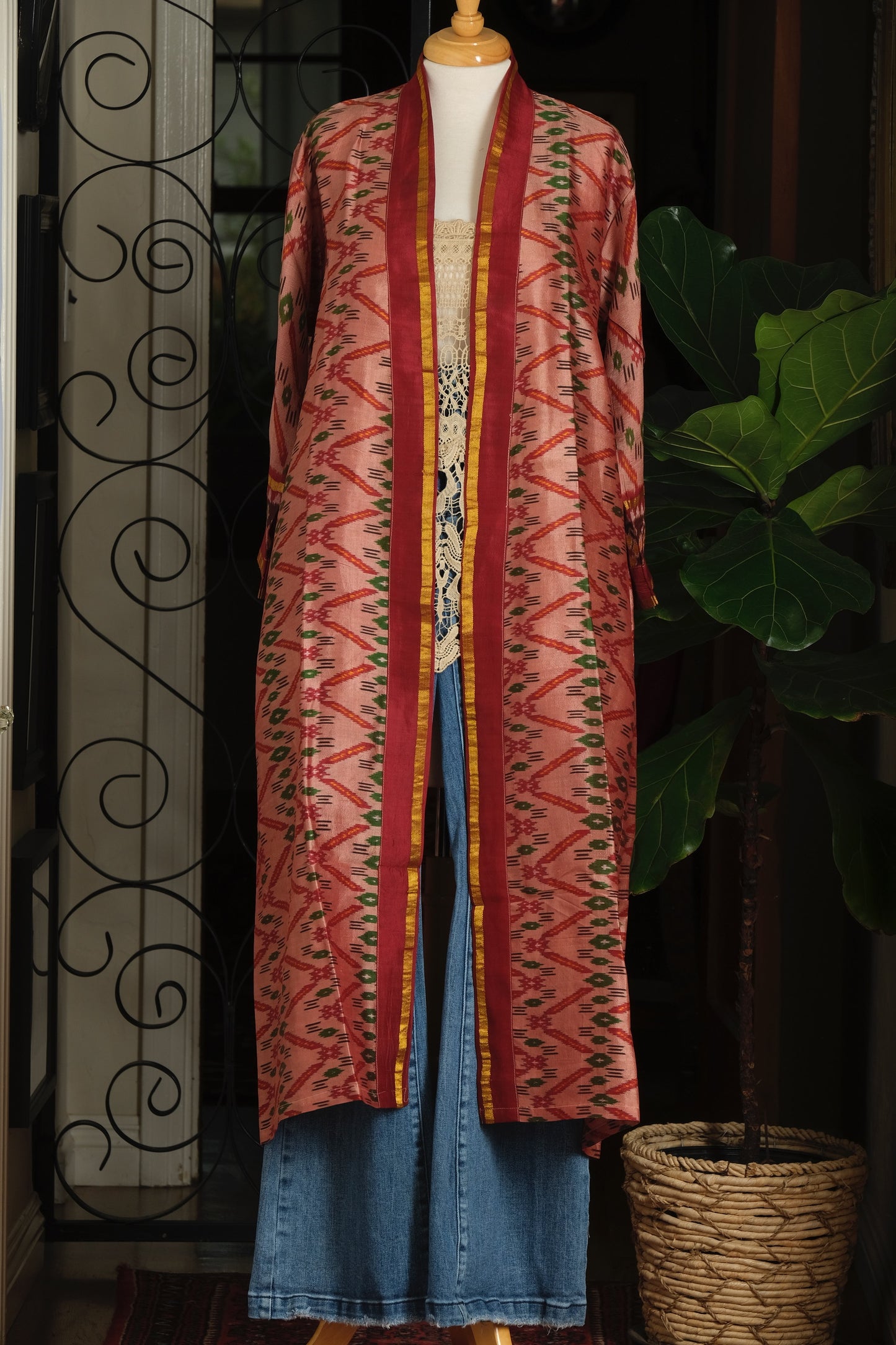 Silky Duster in Rose Tribe