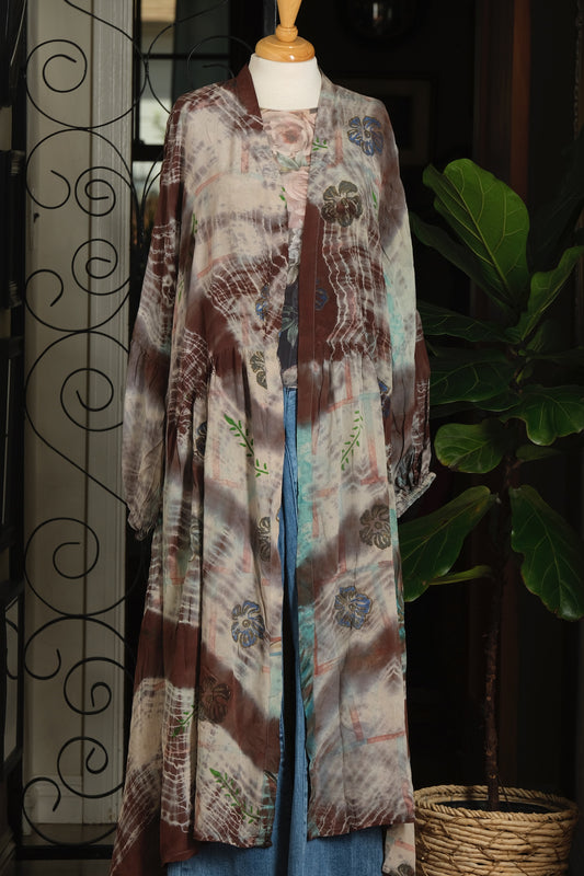 Evermore Duster in Turquoise Incense