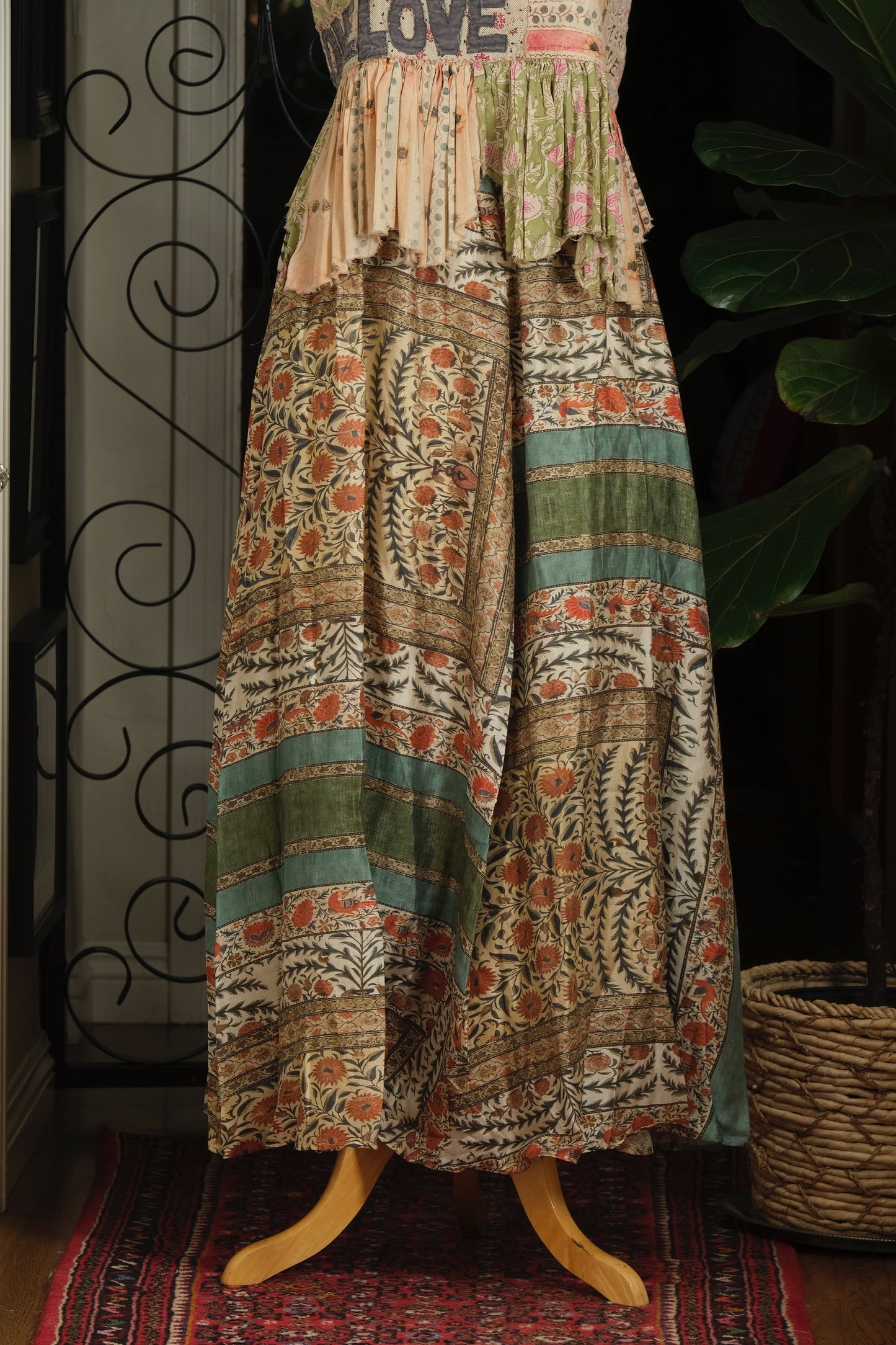 Maxi Skirt in Golden Hippie