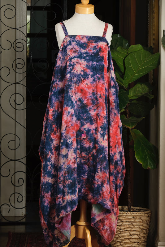 Shine Maxi Dress in Pink Sky Night