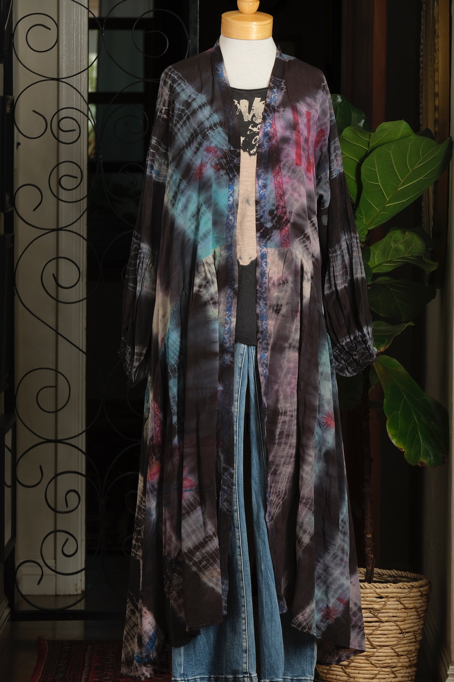 Evermore Duster in Smoke Rainbow