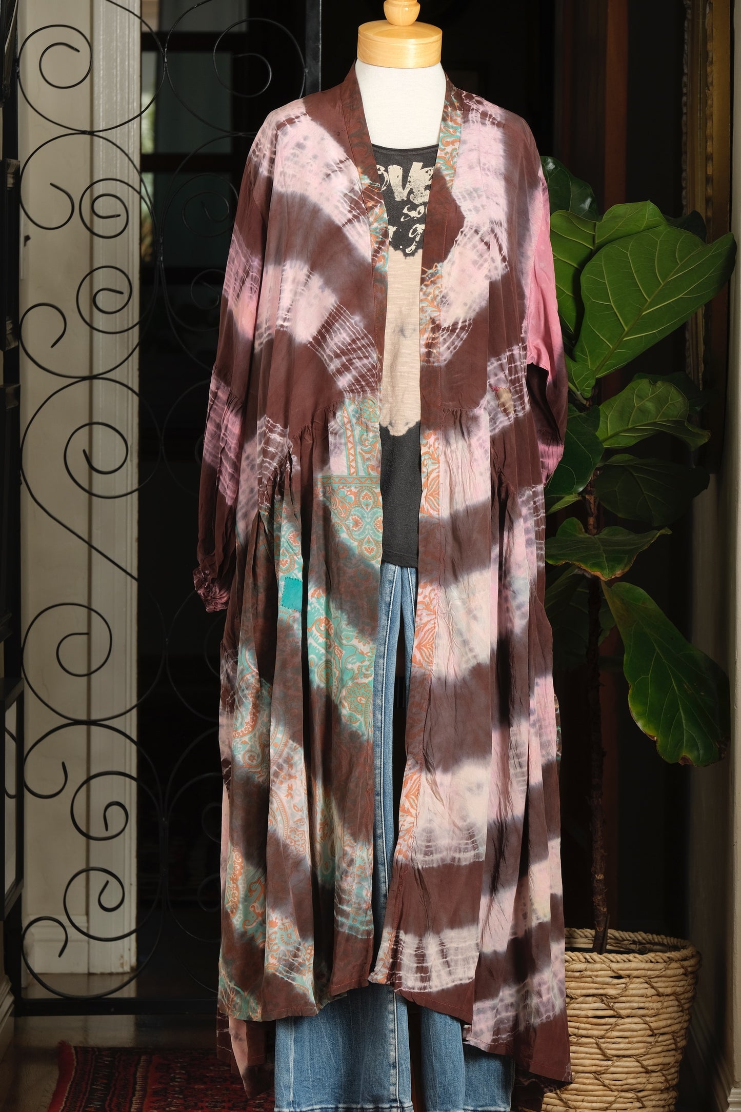 Evermore Duster in Pink Moon Tie Dye