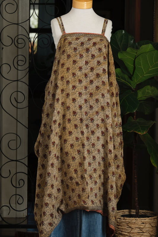 Shine Maxi Dress in Earth Flower